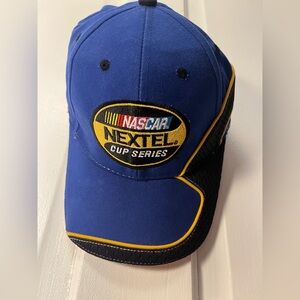 VINTAGE Nascar Nextel Cup Series Blue and Yellow Hat